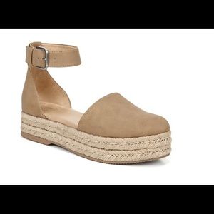 Naturalizer Waverly Leather Ankle Straps Espadrilles